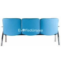 Lion Üçlü Bekleme Koltukları Mavi