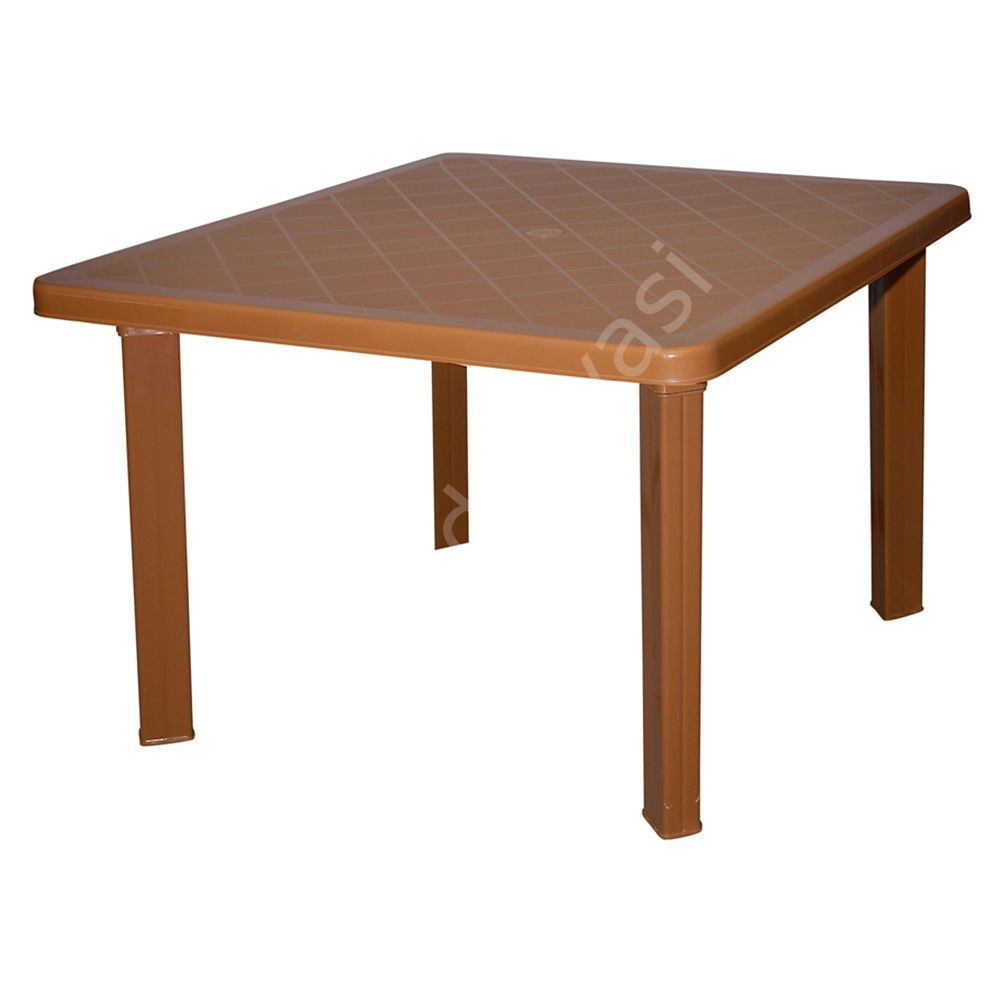 100x100 Seren Plastik Masa Kahve