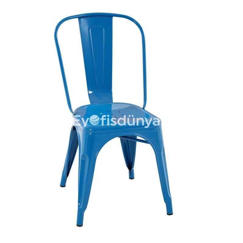 Tolix Sandalye Mavi