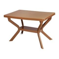 70x110 Muz Ayak Plastik Masa Teak