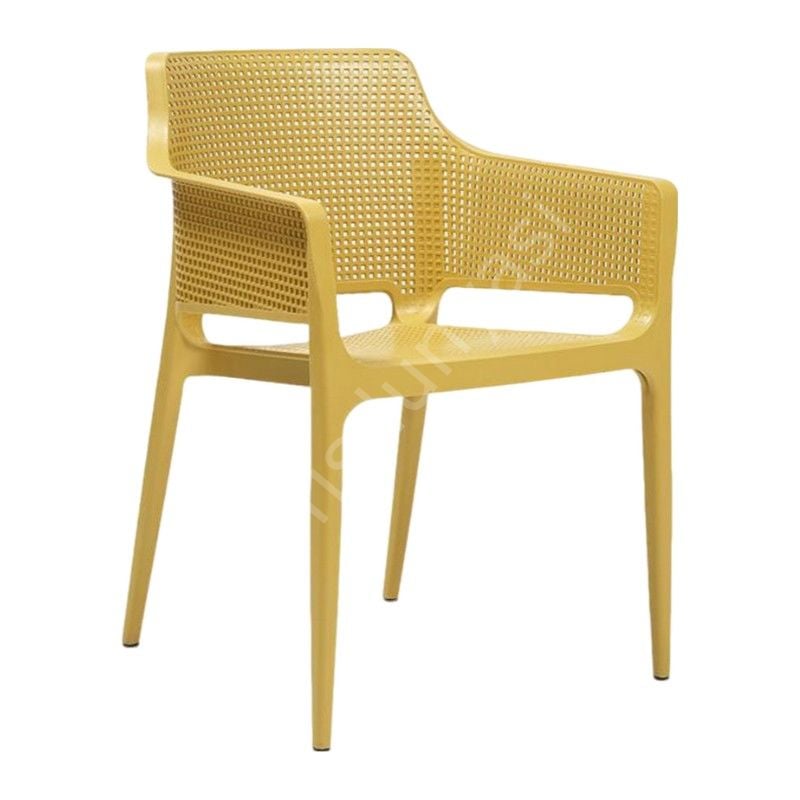 Pasific PP Dış Mekan Sandalye Hardal