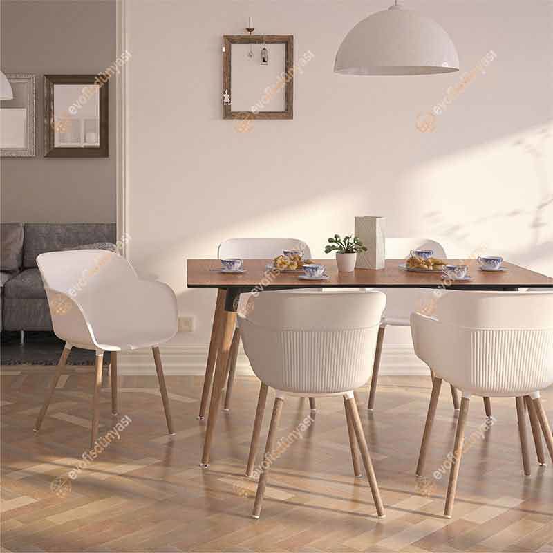 Cezayir 90x150 cm 4 Kişilik Masa Takımı