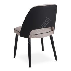 Sport Torna Ayaklı Ahşap Sandalye Siyah Boya