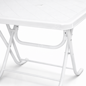 Fulmin 100X100 Katlanır PP Plastik Masa Beyaz