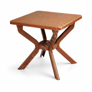 70x70 Muz Ayak Plastik Masa Teak