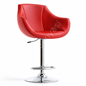 Megan Tepsi Ayaklı Bar Sandalyesi