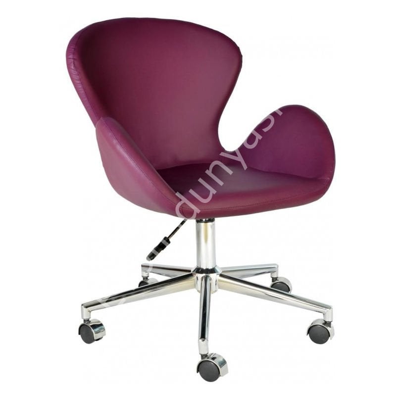 Yasmin Çalışma Koltuğu Mor