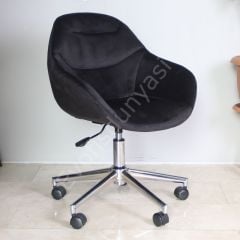 Arf Krom Ayaklı Çalışma Sandalyesi