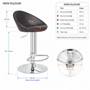 Laria Bar Sandalyesi