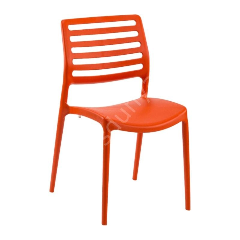 Camel Plastik Sandalye Turuncu