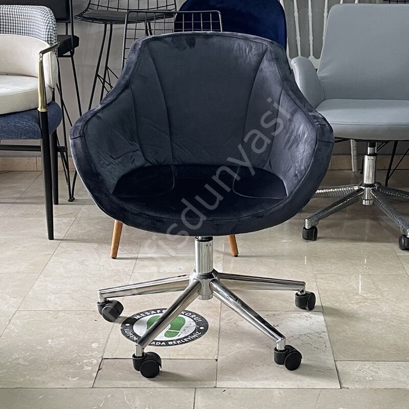 Megan Bilgisayar ve Çalışma Koltuğu Antrasit - Krom