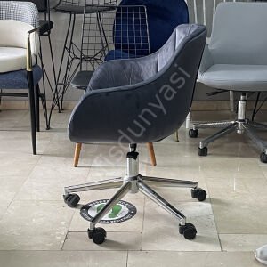 Megan Bilgisayar ve Çalışma Koltuğu Antrasit - Krom