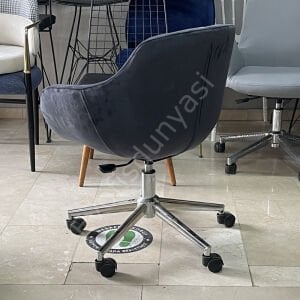 Megan Bilgisayar ve Çalışma Koltuğu Antrasit - Krom