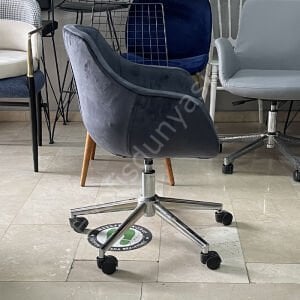 Megan Bilgisayar ve Çalışma Koltuğu Antrasit - Krom