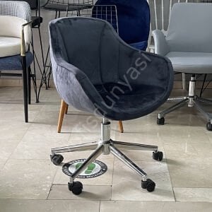 Megan Bilgisayar ve Çalışma Koltuğu Antrasit - Krom