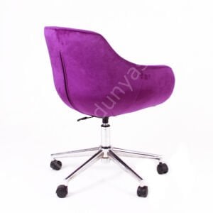 Megan Bilgisayar ve Çalışma Koltuğu Mor - Krom