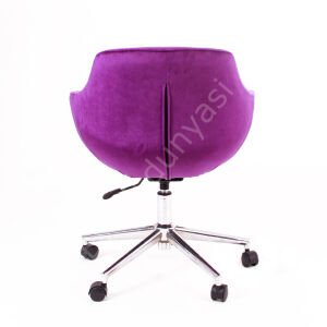 Megan Bilgisayar ve Çalışma Koltuğu Mor - Krom
