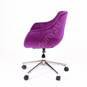 Megan Bilgisayar ve Çalışma Koltuğu Mor - Krom