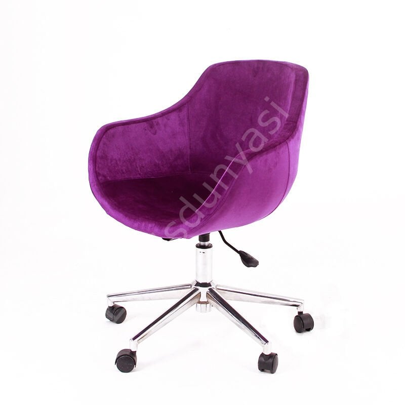 Megan Bilgisayar ve Çalışma Koltuğu Mor - Krom