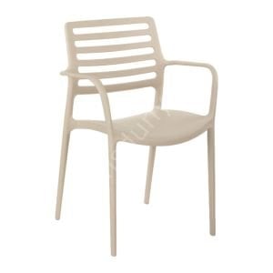 Camel Plastik Sandalye Kollu