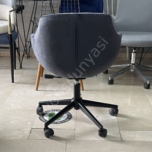 Megan Bilgisayar ve Çalışma Koltuğu Antrasit - Siyah Boya