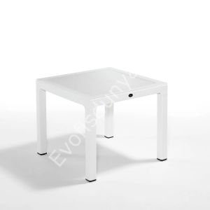 90×90 PP Rattan Görünümlü Camlı Masa