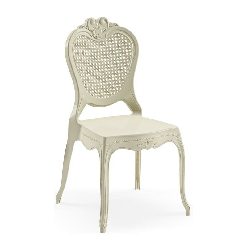 Padişah Plastik Sandalye Bej