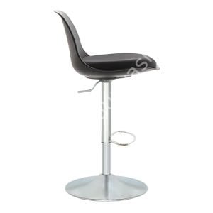 Vegas Modern Tepsi Ayaklı Bar Sandalyesi Siyah