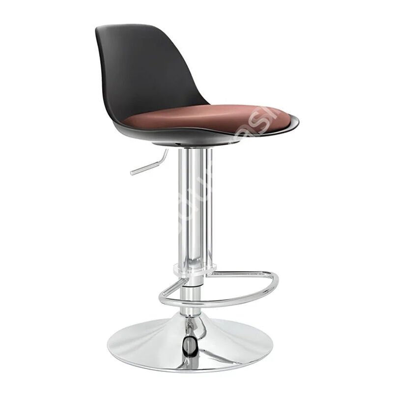 Vegas Modern Tepsi Ayaklı Bar Sandalyesi Kahve