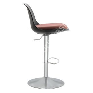 Vegas Modern Tepsi Ayaklı Bar Sandalyesi Kahve