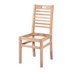 Tutmalı Döşemeli Ham Ahşap Sandalye 02