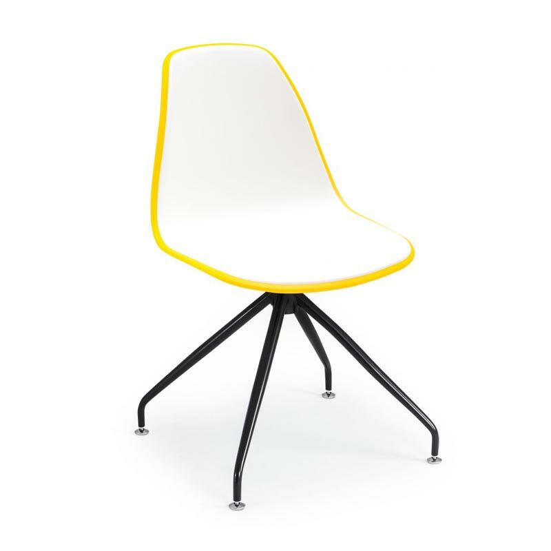 Veos PP Metal Ayaklı Sandalye Sarı