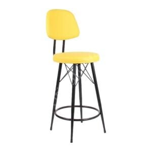 Ekom Metal Bar Sandalyesi Sarı - 65 cm
