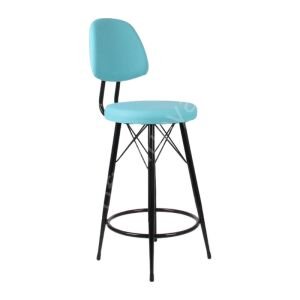 Ekom Metal Bar Sandalyesi Turkuaz - 65 cm