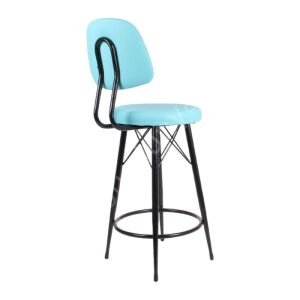 Ekom Metal Bar Sandalyesi Turkuaz - 65 cm