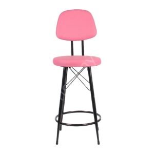 Ekom Metal Bar Sandalyesi Pembe - 65 cm