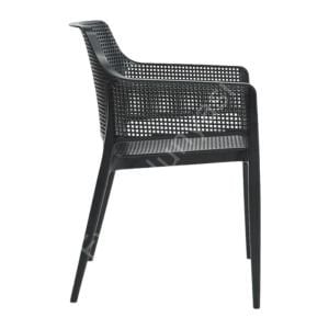 Pasific PP Dış Mekan Sandalye Siyah