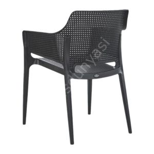 Pasific PP Dış Mekan Sandalye Siyah