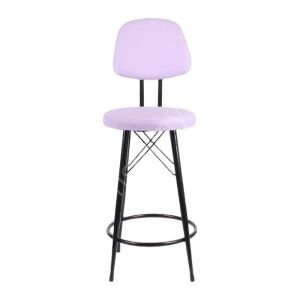 Ekom Metal Bar Sandalyesi Lila - 65 cm