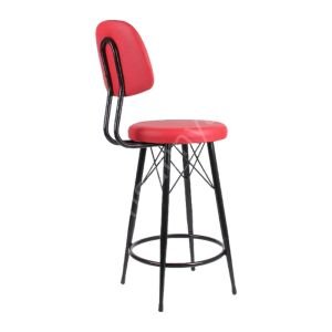 Ekom Metal Bar Sandalyesi Kırmızı - 75 cm