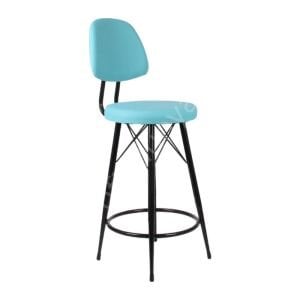 Ekom Metal Bar Sandalyesi Turkuaz - 75 cm