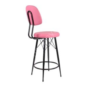 Ekom Metal Bar Sandalyesi Pembe - 75 cm