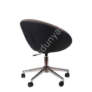 Luna Çalışma Koltuğu Antrasit Kahve