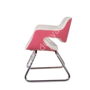 Markus Bekleme Sandalyesi Pembe Krem