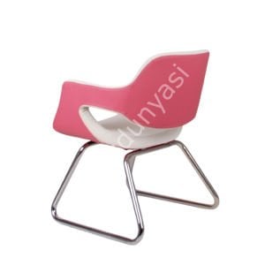 Markus Bekleme Sandalyesi Pembe Krem