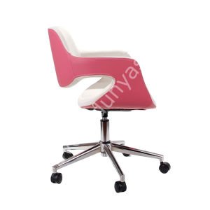 Markus Bekleme Sandalyesi Pembe Krem