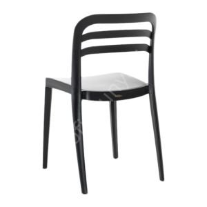 Pendos PP Plastik Sandalye Siyah