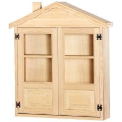 Ahşap Çatılı Bibloluk Ham Cilasız