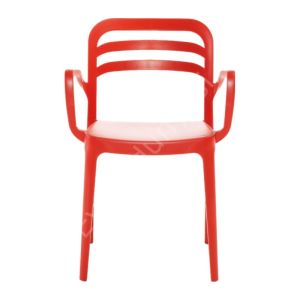 Pendos PP Kollu Plastik Sandalye Kırmızı