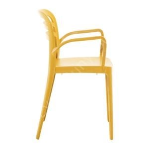 Pendos PP Kollu Plastik Sandalye Sarı